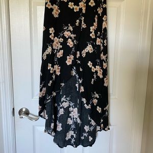 Flowy floral skirt